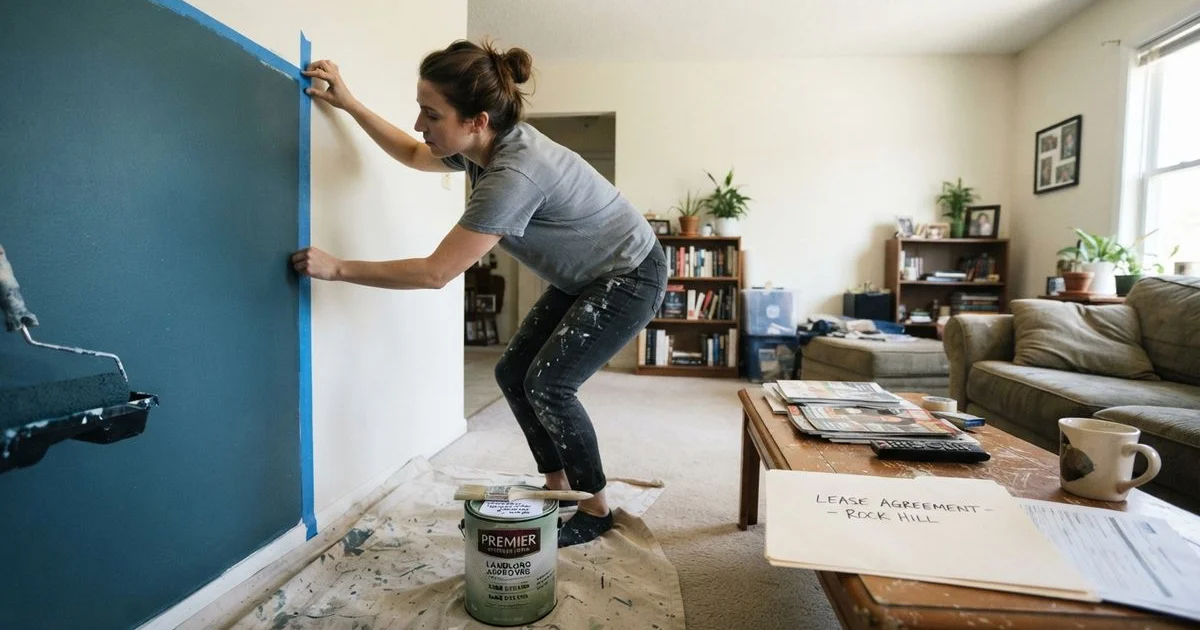 What renters in Rock Hill can (and can't) paint without breaking the lease